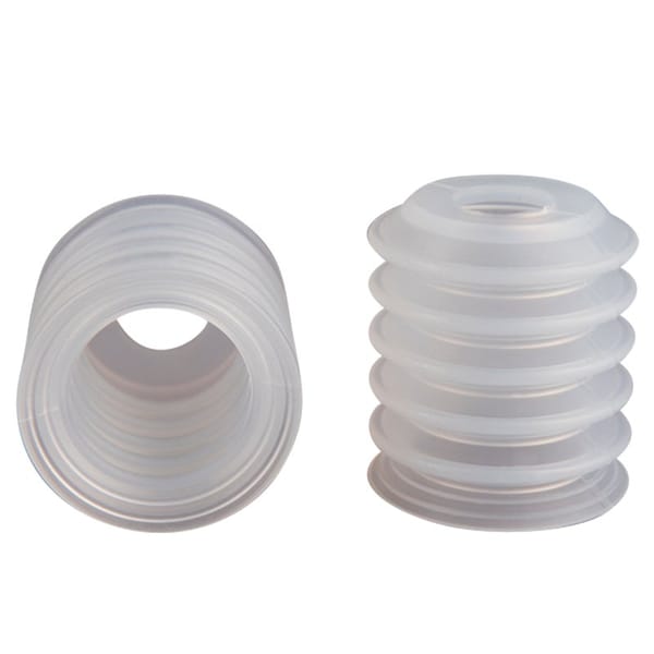 Fipa Bellows vacuum cup diam. 38 mm, Silicone transparent 27.039.017.2 - main